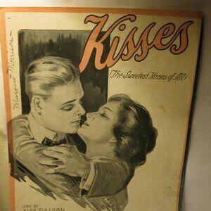 Antique Sheet Music: 1917 Kisses - Alex Sullivan , Lynn Cowan